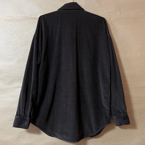 Aritzia The Group Babaton Graydon Shirt Jacket Corduroy Button Up Shacket Size S - Picture 8 of 10